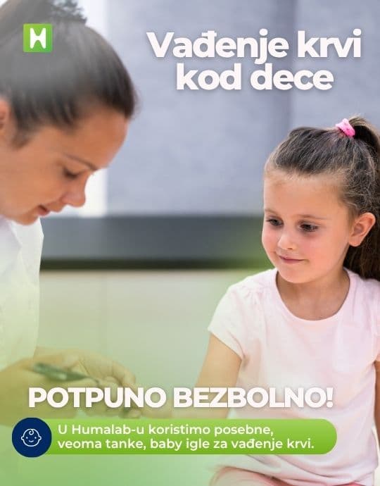 Bezbolno vađenje krvi kod dece - kako to izgleda u Humalab laboratoriji?