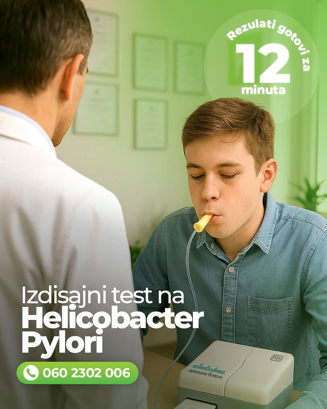 Najpouzdaniji brzi test na Helicobacter Pylori